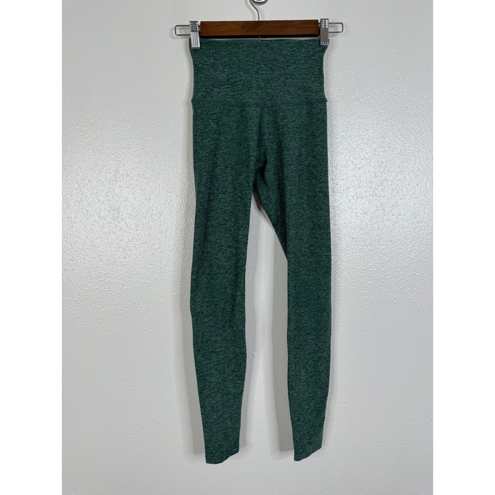 Beyond Yoga Spacedye High Waisted Leggings Forest Green Heather XS USA Made